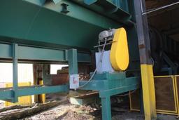 65FT INFEED LOG CONVEYOR TO DEBARKER W/ELEC DRIVE