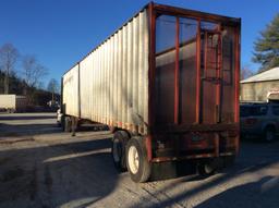 2001 Peerless Type 45 CTS; 45'-96" aluminum tandem axle open-top trailer; s