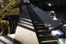 48ft x 11in Ladderback Chain Outfeed Log Conveyor w/ Elec S-Drive (An 11ft Section of Conveyor has A