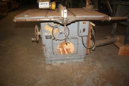 Rockwell 12" Table Saw w/Cast Iron Table, 3 Phase