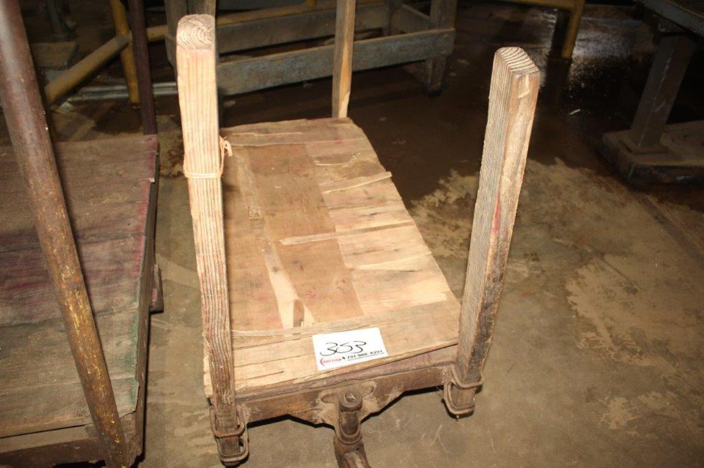 Wooden Factory Cart