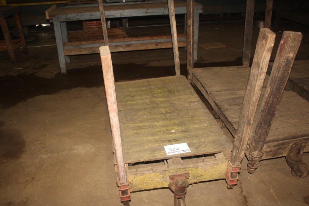 Wooden Factory Cart