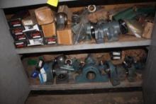 All Bearing in Cabinet -as Marked, includes (2) Rexnord 15/16" Cartridge Ro