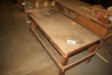 (3) Wooden Work Tables