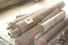 (1) Pallet w/ 5 Various Size Scoring Rolls for Lathe