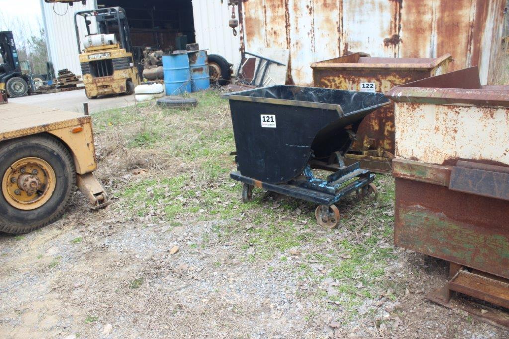 Self Dumping Waste Hopper - Rollaway