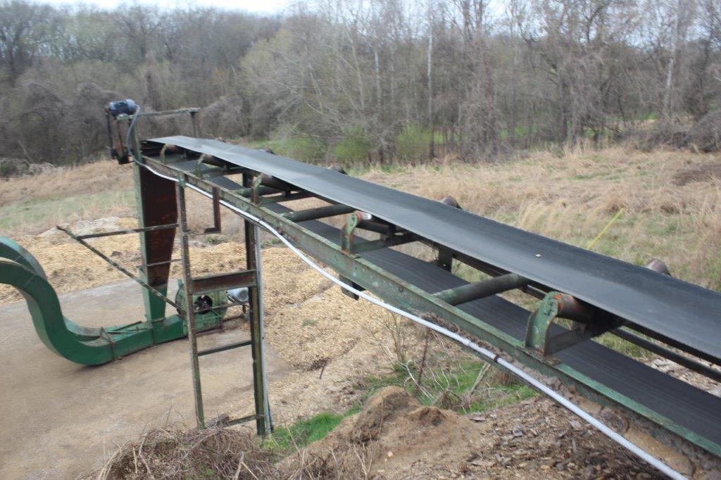 Concave Belt Conveyor 21" x 35' w/Elec Dr