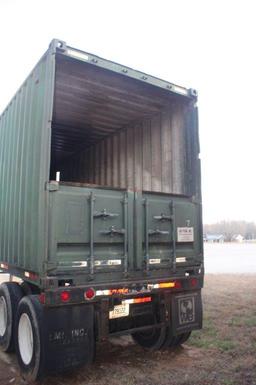 40ft Container Body Chip Trailer, Plate #779122