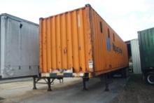 40ft Container Body Chip Trailer, Plate #581096