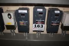 (5) Toshiba 5hp V.F.D.s Mdl# VF-AS1, 3ph (sells times the money)