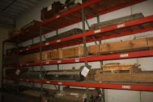 (4) Sections of Pallet Racking 42" x 8' x 12' T (4 Shelves)