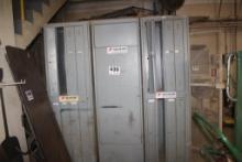 (3) Metal Locker Units