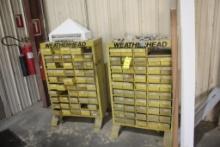 (2) Weather Head Bins w/Hyd Hose Fittings