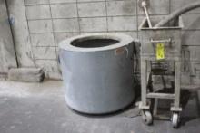 55gal Drum Heater & Rollaway Mixing Vat