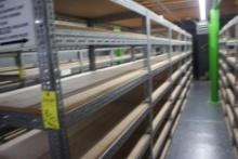 (6) 2 x 4 x 6' Steel/Wood Shelving Units