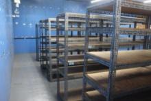 (20) 2 x 4 x 6' Steel/Wood Shelving Units