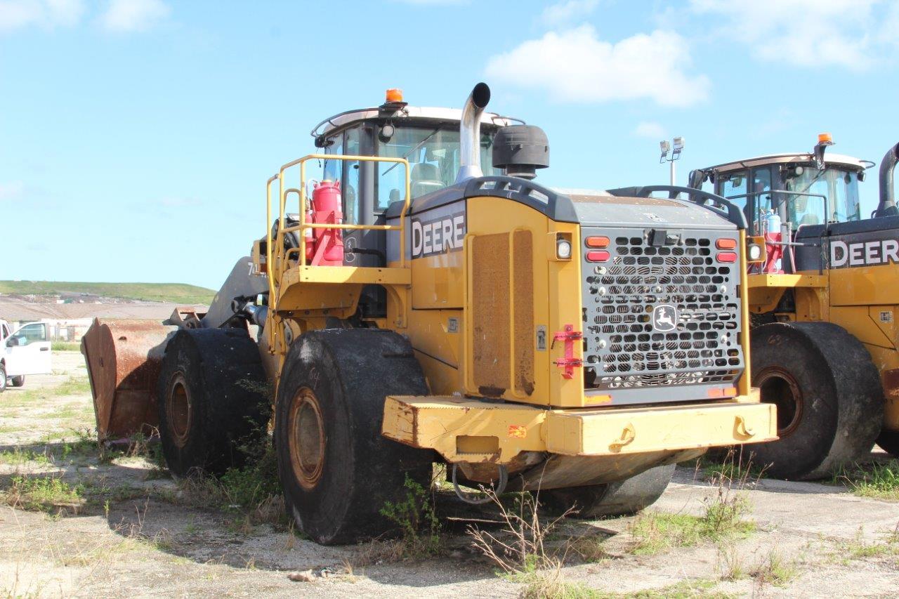 2012 JOHN DEERE 744K SOLID TIRE WHEEL LOADER