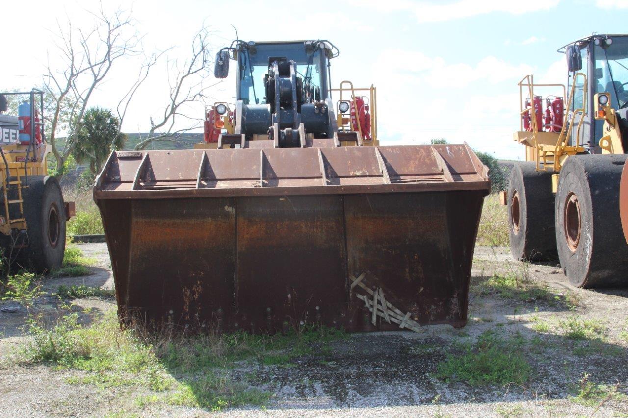 2012 JOHN DEERE 744K SOLID TIRE WHEEL LOADER