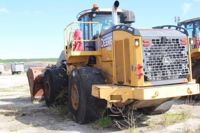 2012 JOHN DEERE 744K SOLID TIRE WHEEL LOADER