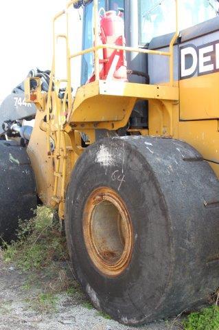 2012 JOHN DEERE 744K SOLID TIRE WHEEL LOADER