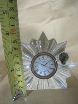 2 WATERFORD CRYSTAL CLOCKS