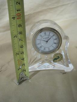 2 WATERFORD CRYSTAL CLOCKS