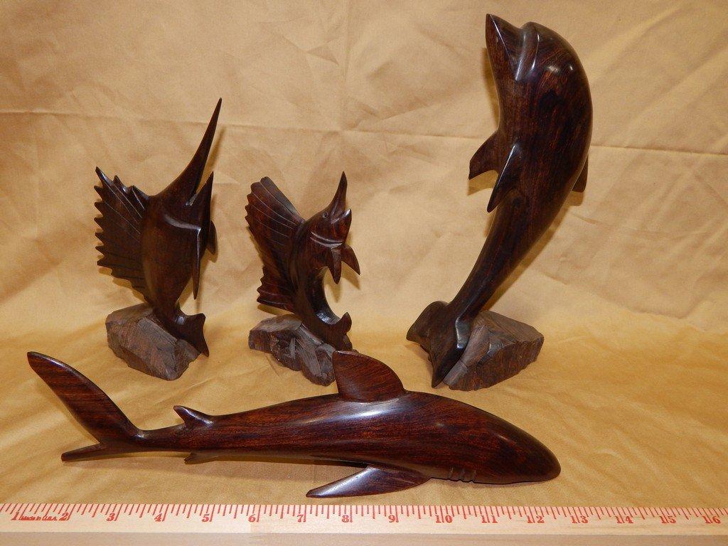 4 IRONWOOD OCEAN ANIMALS