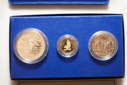 1986 Gold/Silver Liberty Coin Set