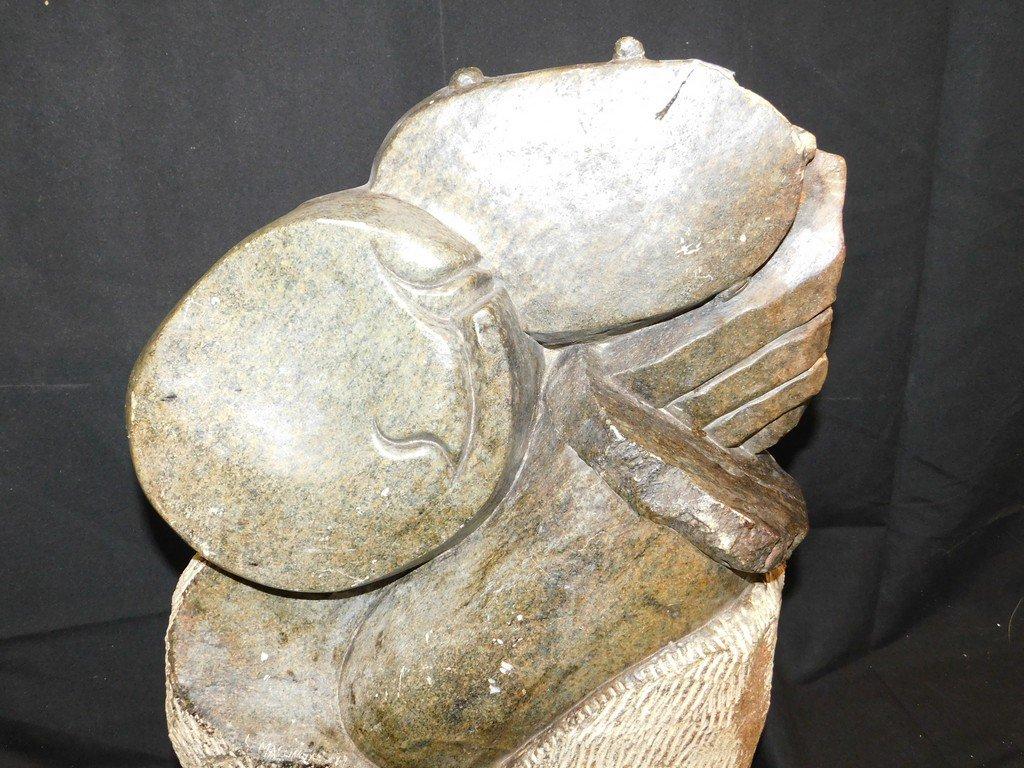 Large Signed Stone Sculpture