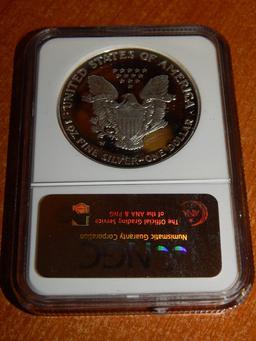 GRADED 2007-W SILVER AMERICAN EAGLE