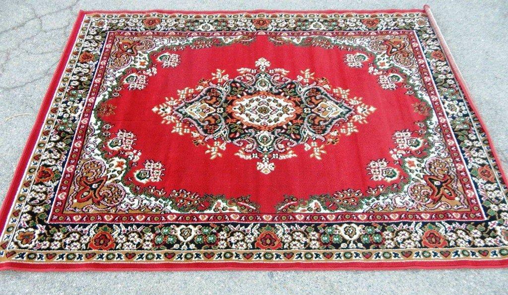 BRAND NEW 5X7 AREA RUG RED