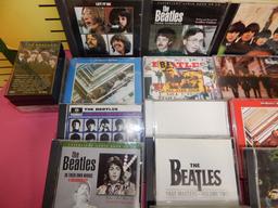 LARGE LOT OF BEATLES CD'S AND TAPES