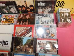 LARGE LOT OF BEATLES CD'S AND TAPES