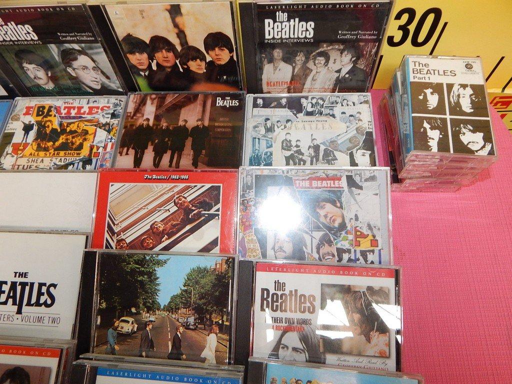 LARGE LOT OF BEATLES CD'S AND TAPES