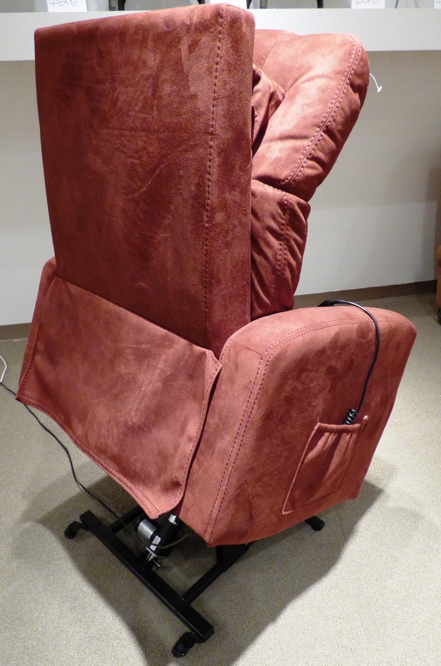 NEW FABRIC RECLINER  BURGANDY