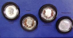 2014 4 PC KENNEDY HALF DOLLAR COLLECTION