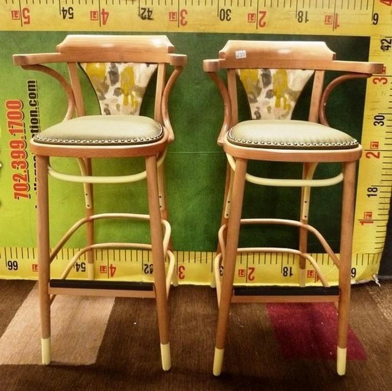 PAIR OF NEW MATCHING BAR STOOLS