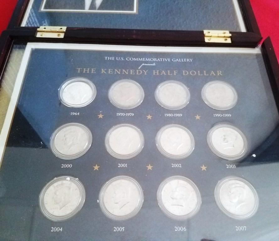 JFK HALF DOLLAR COIN COLLECTION