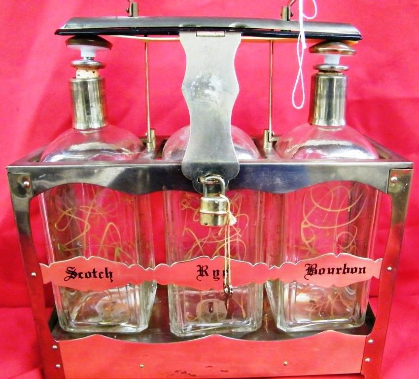 ANTIQUE DECANTER SET