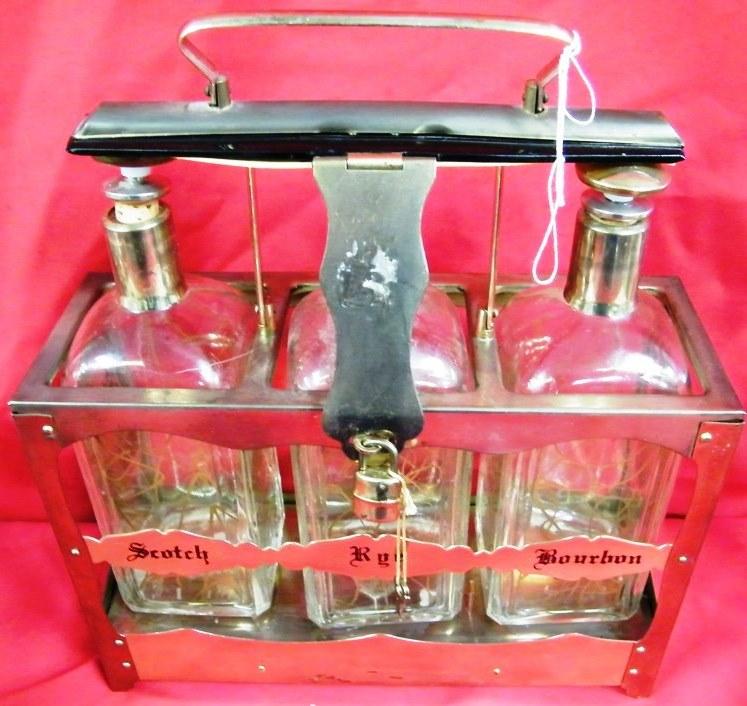 ANTIQUE DECANTER SET