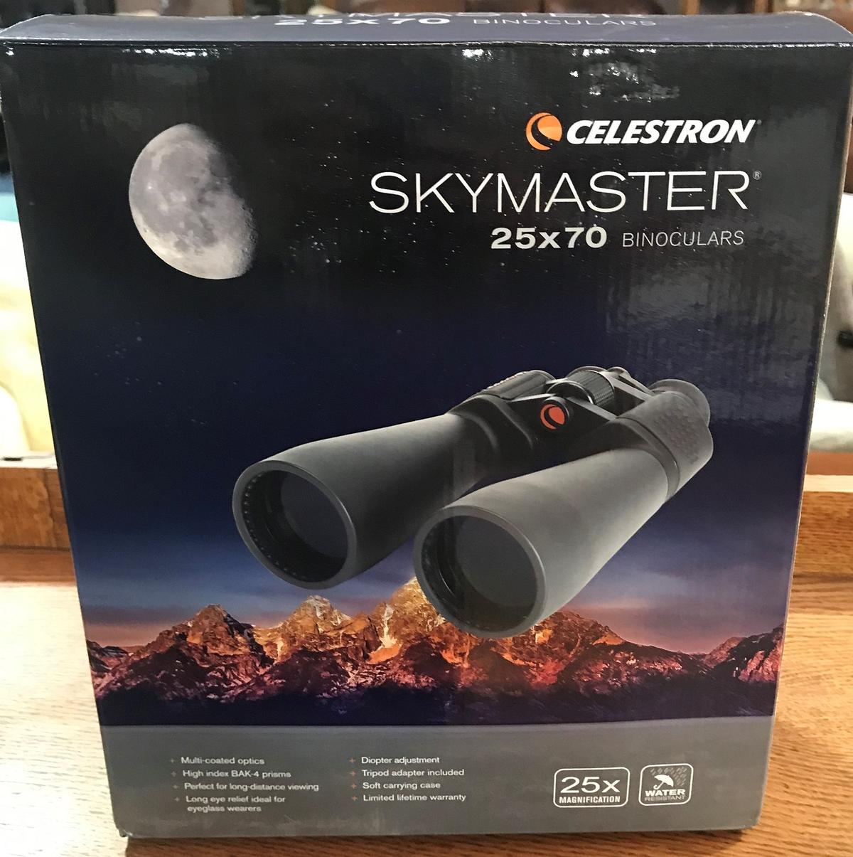 CELESTRON SKY MASTER (25X70) IN BOX