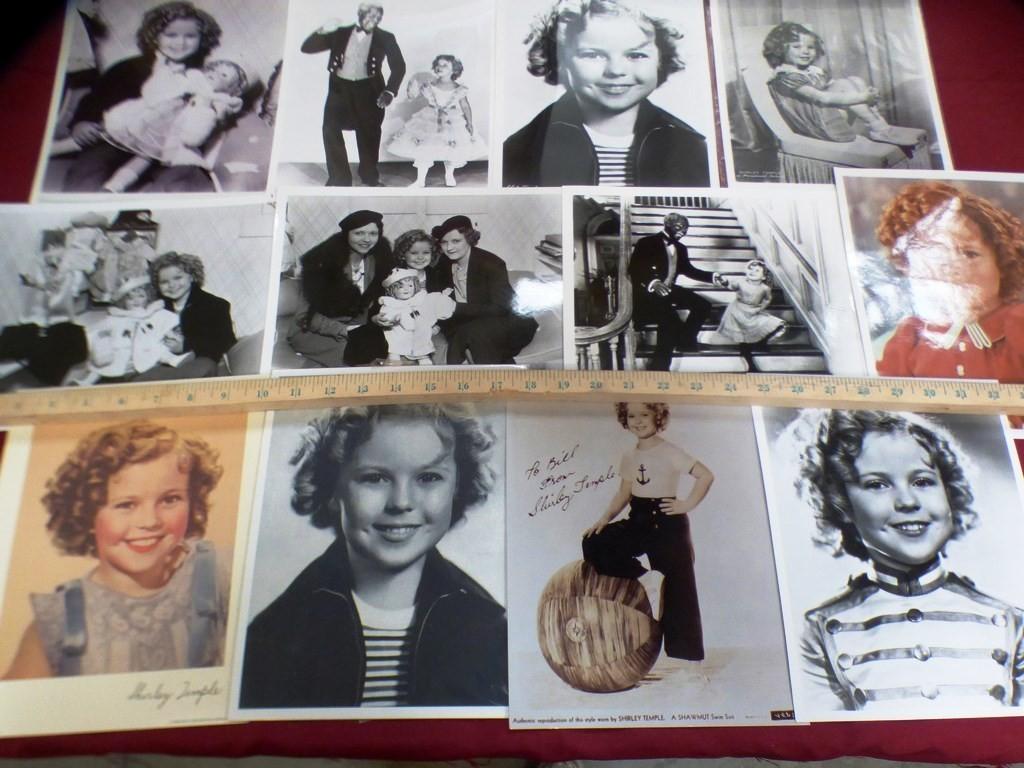 LARGE COLLECTION OF SHIRLEY TEMPLE SIGNED PICTURES