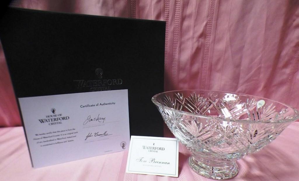 WATERFORD CRYSTAL W/ CERTIFICATE (PRICED FOR 350.00