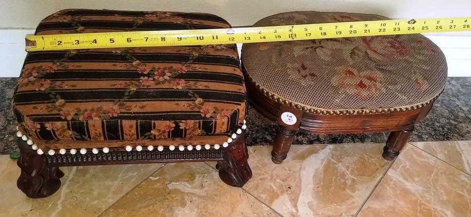 PAIR OF ADORABLE FOOT STOOLS