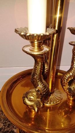 NICE VINTAGE BRASS TABLE LAMP