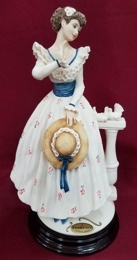 ARMANI FLORENCE VICTORIAN LADY WITH HAT FIGURINE