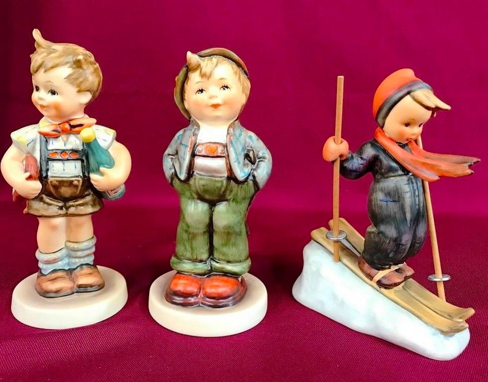 LOT OF THREE GERMAN GOEBEL PORCELAIN FIGURINES