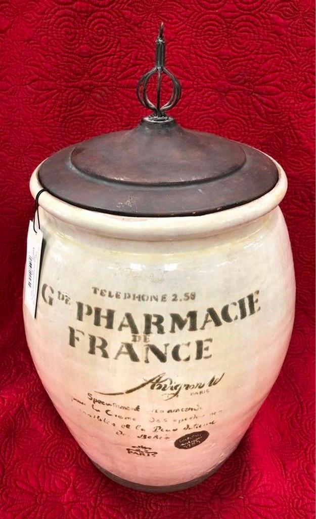 NEW WMC PARIS PHARMACIDE URN W/ LID ($100.00)