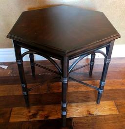 29" TALL DESIGNER 6 LEGGED END TABLE