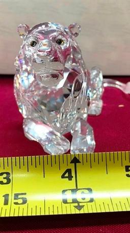 SWAROVSKI CRYSTAL LION WITH ORIGINAL BOX